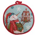 thumbnail image 1 of Halloween Placemat Cute Fruit Snowman Table Mat Drink Coaster for Christmas, 1 of 10