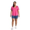 thumbnail image 2 of JMS Just My Size by Hanes Women's Plus Size 2 Pocket Pull-On Shorts, 2 of 6