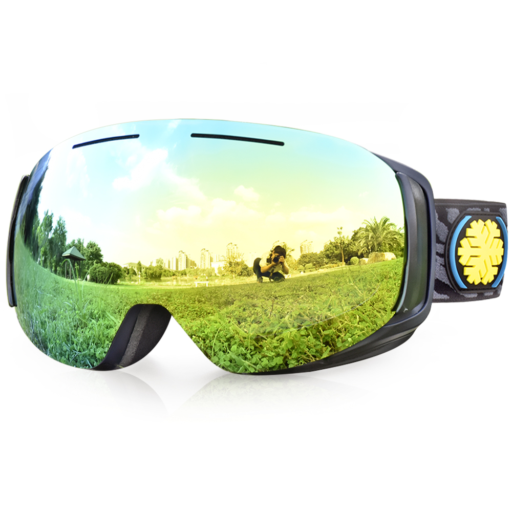 Blue Skiing Sport Goggles 