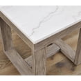 thumbnail image 6 of Signature Design by Ashley Loyaska Casual End Table with White Marble Top, Light Brown & White Marble, 6 of 6