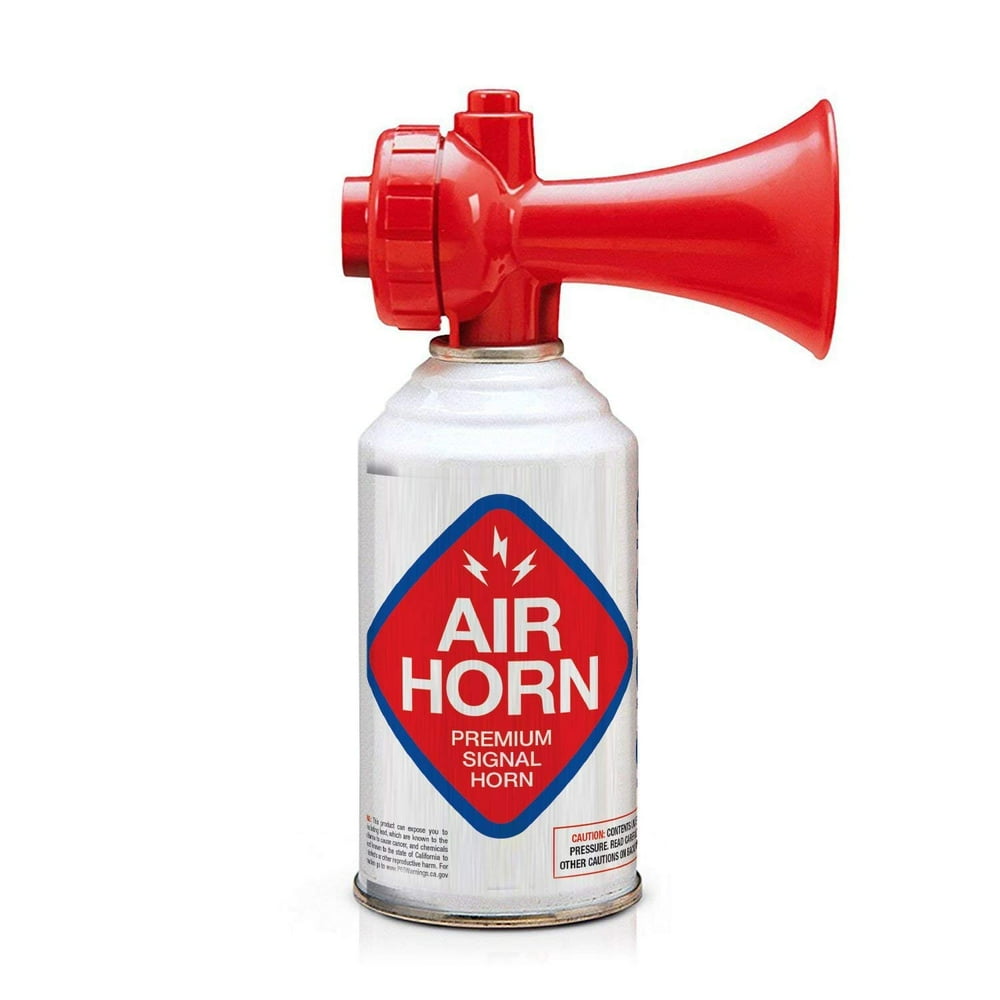 2Pack 8oz Air Horn for Boating, Sports, Safety. Loud & Effective Boat Signal & Shoreline Marine