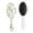 White-647, variant on Starry Night Hair Brush – Vintage Celestial Detangler with Anti-Static Cushion, Mystical Sun and Moon Design, Wooden Handle Paddle Brush