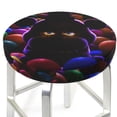 thumbnail image 3 of Lsque Five Nights At Freddy'S Round Bar chair cushion covers Velvet Fabric Premium Comfort Protects from Scratches and Stains for 14-17 Inch Chair- 14 inch, 3 of 7