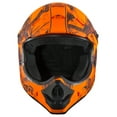 thumbnail image 6 of Raider Ambush Motorcycle Open Face Helmet DOT Approved - Mossy Oak Blaze Orange - Small, 6 of 6