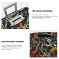 thumbnail image 5 of Balery Luggage Cover Snake And Flower Print Suitcase Covers for Luggage Elastic Washable Suitcase Protector Fits 18-32 Inch Luggage-Small, 5 of 9