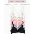 thumbnail image 5 of Alyce Ives Intimates Lightly Padded Bras for Girls, Teens and Petite Women, Solids and Prints, 36A, 6 Pack, 5 of 7