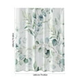 thumbnail image 3 of Steadline Botanical Shower Curtain Watercolor Eucalyptus Print Polyester Fabric Bathroom Decor with 12 Hooks Water Repellent Machine Washable Modern Home Decor, 3 of 8