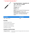 thumbnail image 2 of Front Shock Absorber - Compatible with 1980 - 1983 Ford F-100 RWD 1981 1982, 2 of 2
