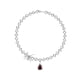 thumbnail image 1 of Collar de araña de Halloween Collar con colgante de piedra roja Collar de color de acero inoxidable, Los mejores regalos de cumpleaños Regalos de vacaciones JAMW Sencillez, 1 of 5