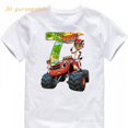 thumbnail image 5 of Camiseta de dibujos animados de anime para niñas, camisetas para niñas, ropa para niños, ropa para niños, camisetas gráficas de Blaze y los Monster Machines, 5 of 5