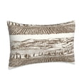 thumbnail image 2 of Naloa Vineyard Landscape 1 Pillowcase, Throw Pillowcase, Wrinkle-Free, Stain-Resistant with Hidden Zipper for Bedroom Sofa - 16"x24", 2 of 9