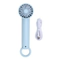 thumbnail image 2 of Portable Handheld Mini Turbo Fan with Keychain, 5-Speed Handheld Mini Fan, Portable Pocket Cooling Fan, for Outdoor Travel, Indoor, 2 of 7