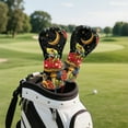 thumbnail image 5 of Yuyamidu Frog Golf Club Head Cover Moon Mushroom Golf Head Cover Fit Well for Driver Fairway Wood Hybrid Golf Club, Stylish Protection for Your Clubs, 5 of 8