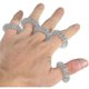 thumbnail image 4 of Anillo de Masaje de Dedo de Acupuntura JAMW 5 Piezas Azul Sencillez, 4 of 5
