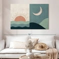 thumbnail image 2 of Elephant Stock Boho Sunrise And Sunset Ii Wall Art - Horizontal Canvas Wall Art - Living Room Wall Decor - Nature Canvas - Beige And Orange Decor - 51" x 34", 2 of 8