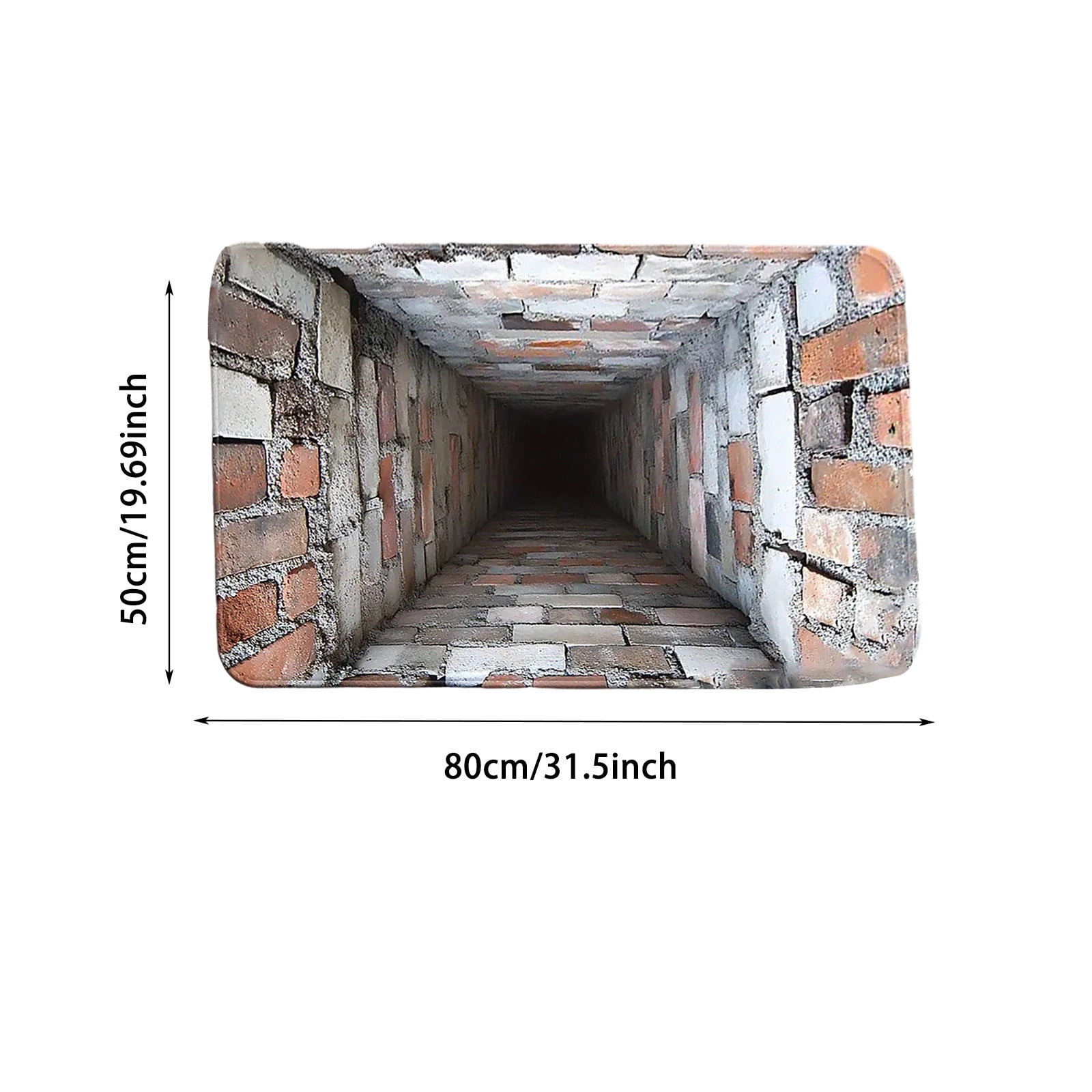 3D Optical Illusion Doormat, Super Absorbent & Non- Front Door Mat for Outside Entrance, Mud Bath Design Rug for Bathroom, Kitchen, and Home Decor