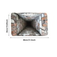 thumbnail image 2 of 3D Optical Illusion Doormat, Super Absorbent & Non- Front Door Mat for Outside Entrance, Mud Bath Design Rug for Bathroom, Kitchen, and Home Decor, 2 of 5