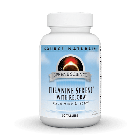 Source Naturals Serene Science Theanine Serene with Relora, Calm Mind & Body - 60 Tablets
