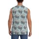 thumbnail image 4 of Balery Sea Otter Camisetas sin mangas para hombre, absorbe la humedad y protege contra el mal olor.-3X-Large, 4 of 7