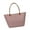 Pink, variant on Women Shopping Bag Fashion Handbag All-matching Shoulder Bag Foldable Dumplings Bag Large Capacity Top Handle Bag