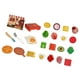 thumbnail image 1 of Juego de juguetes para fiesta de pizza, juego de pizza de madera, accesorios de cocina para juegos de simulación, comida de simulación, educativo para, 1 of 9