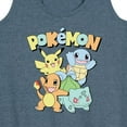 thumbnail image 3 of Pokémon - Kanto Starters - Women's Racerback Tank Top, 3 of 5