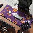 thumbnail image 2 of Long Mouse Pads for Desk,Halloween Pumpkin Ghost Pattern Desk Mats on Top Of Desks, Desk Mouse Pad Extra Large with 3mm Non-Slip Base and Stitched Edge for Gaming,Office,Work,Home 35.4x15.7in, 2 of 5