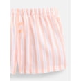 thumbnail image 3 of Wonder Nation Girls' Short Sleeve Graphic Tee and Flannel Boxer Short Pajama Set, 2-Piece, Sizes 4-18, 3 of 3