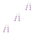 thumbnail image 1 of Qarigey 1 par de pendientes de gancho trenzado para mujer, pendientes colgantes para novia, boda, compromiso, joyería, accesorios para disfraces, Type1 NO1 Qarigey CBP268471, 1 of 6