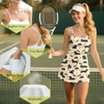 thumbnail image 6 of Yuyamidu Cute Dachshund Women Tennis Dress Dog Casual Athletic Outfit Built in Shorts with Pocket Dresses Size L Comfy Womens Spaghetti Strap Golf Dress for Summer, 6 of 7