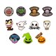 thumbnail image 3 of Parches de calabaza de Halloween, pegatinas para planchar en la ropa, apliques bordados, insignias de fantasma de Halloween, pasta para ropa, bolso, zapatos, 5 uds., 3 of 4