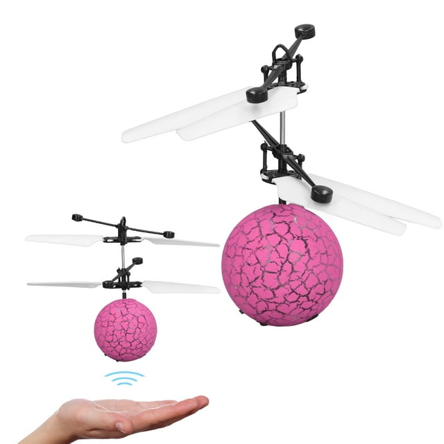 Jouet Balle Volante, Jouet Volant Intelligent pour Enfants Lame de Vent Renforcée Gyroscope pour Extérieur pour Filles Rose, Bleu, Rouge, Vert