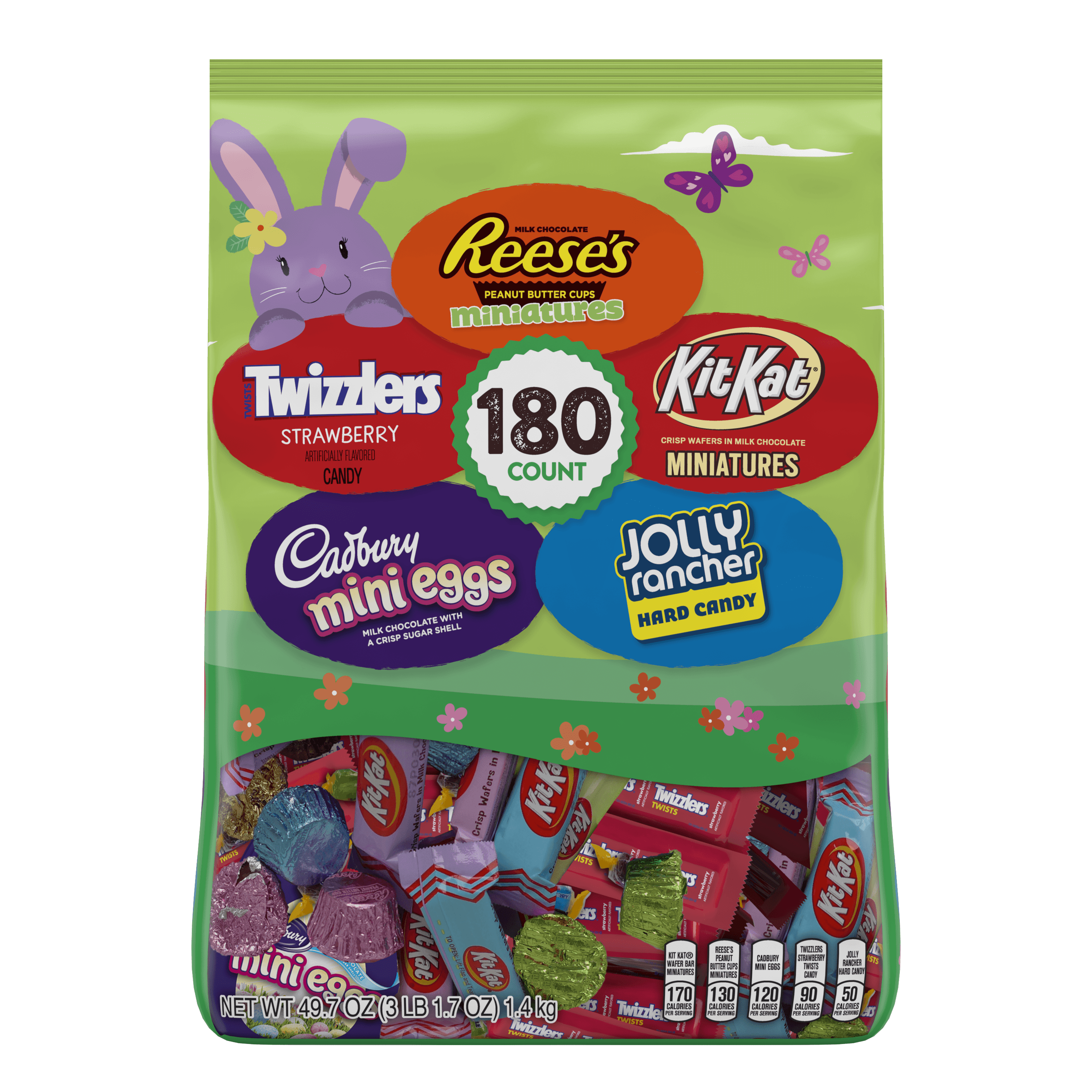 Hershey, Sweets and Chocolate Assortment Candy, 49.7 oz, Bulk Bag, 180