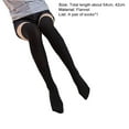 thumbnail image 7 of Dengjunhu 1 Pair High Elastic Breathable Lightweight Girls Stockings Sweet Japanese Style Ladies Over Knee Socks Streetwear, 7 of 7