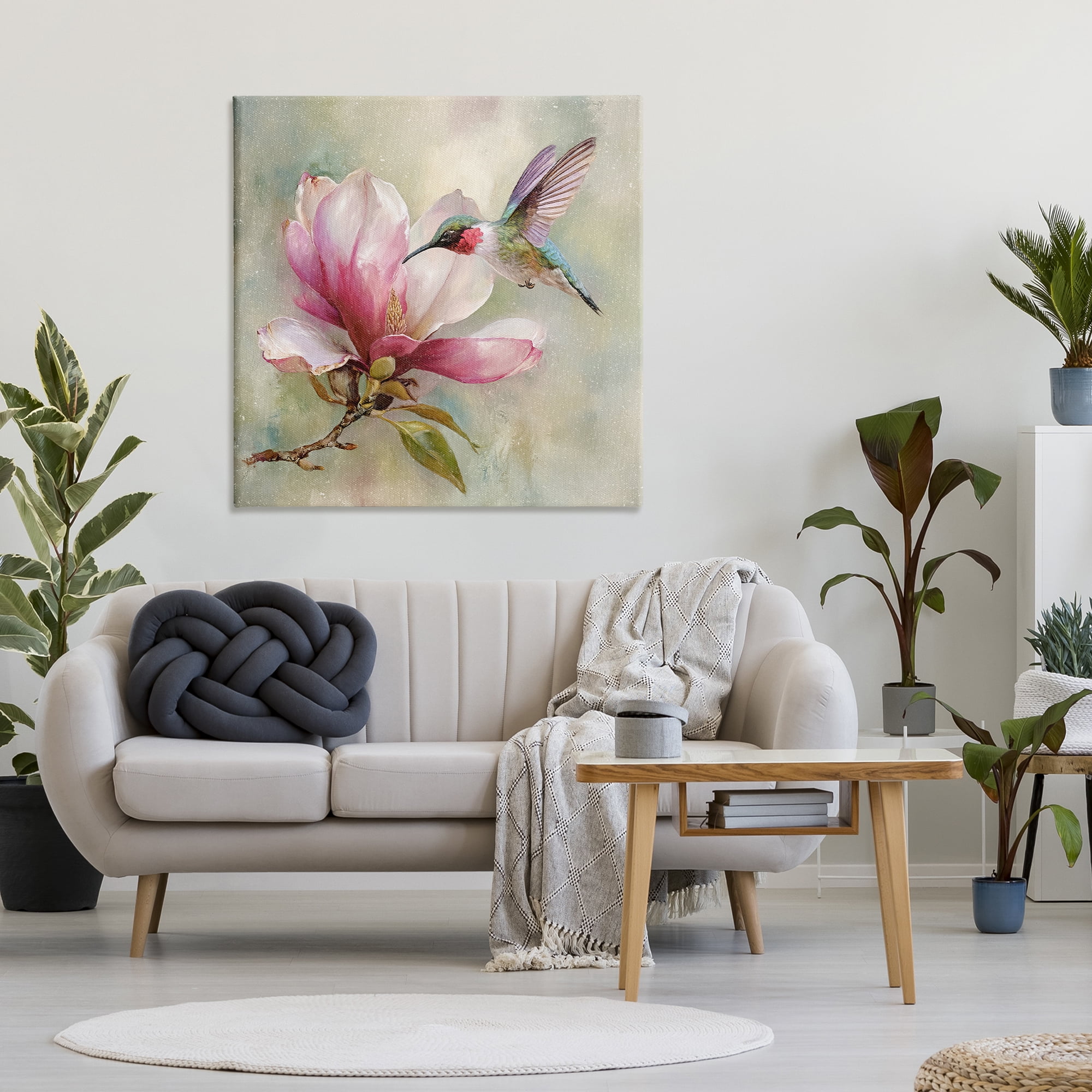 Stupell Industries Magnolia Ruby Hummingbird Canvas Wall Art, design by Tina LeCour