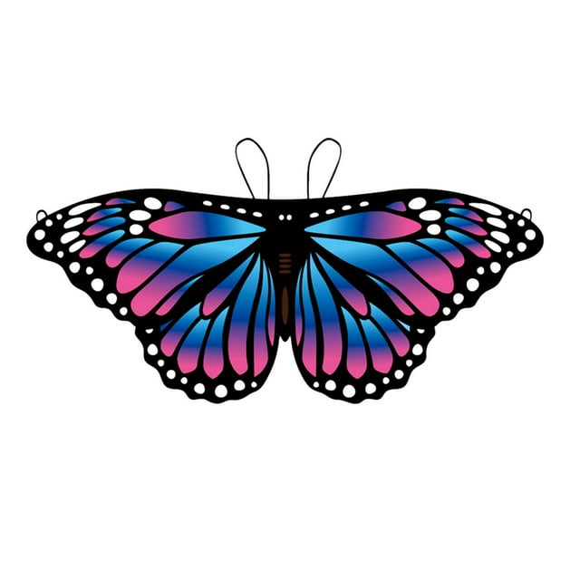 Mariposa colgante para la espalda, globos decorativos, juguete para niños, capa de mariposa, decoración de bandera de jardín