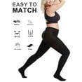 thumbnail image 4 of Deago Plus Size Fleece Lined Tights for Women Thermal Pantyhose Winter Warm Thick Tights High Waisted Opaque Leggings, 4 of 8