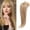 Rose Gold, variant on Hair Topper with Bangs for Women, 3D 360° Coverage Clip In Hair Piece, Natural Looking Fluffy Synthetic Topper for Thinning Hair and Daily Volume Enhancement(Brown,One Size)