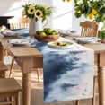 thumbnail image 3 of Mountain Peak Forest Table Runner, Silhouette Tree Bird Kitchen Table Runners Dress Scarves for Table Decorations Party/Restaurant/Indoor Outdoor Use, 13x36in, 3 of 7
