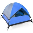 thumbnail image 2 of Camping Tent, Pet Tent for Indoor  and Small Dog,  Tent with Zipper Entrance (Blue, 21 x 21 x 14 Inches), 2 of 6