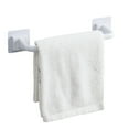 thumbnail image 4 of Lefu Self-Adhesive Towel Rod Storage Rack, Towel Bar Stick on Wall Bath Towel Holder Rail Rack,White S, 4 of 7