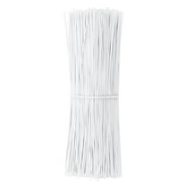 Uxcell 1000 Pcs Plastic Twist Ties, 6 Inch Reusable Cable Ties, 0.04 Inch Wide Bag Coated Ties White