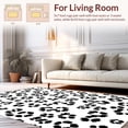 thumbnail image 2 of ODIKA 8' Machine Washable Non-Slip Area Rug, Heritage Dappled Floor Covering With Distinctive Markings High Traffic Rug, White, 308564, 2 of 7