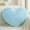 Blue, variant on Heart Shaped Throw Pillow Faux Rabbit Fur Room Decorative Throw Pillow Home Decoration Heart Plush Cushion Love Pillow, Valentine's Day Gift for Her (Pink)