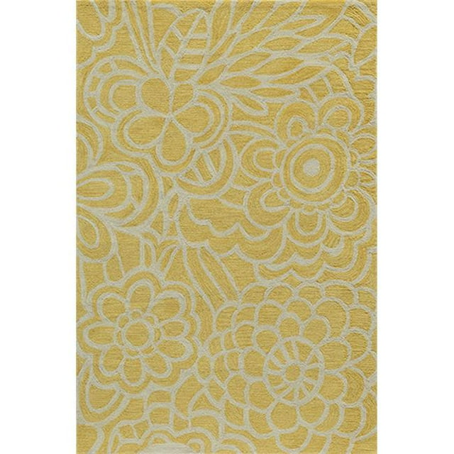 Momeni 29162 Havana Chinese Hand Tufted Rug, Blue - 5 ft. x 7 ft. 6 in.