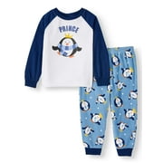 Matching Family Christmas Pajamas Toddler Boy 2-Piece Penguin Sleep Set