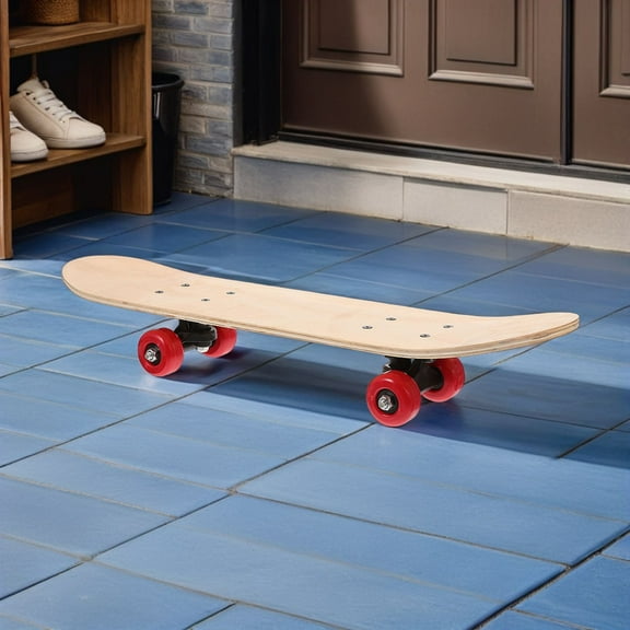 SEWOART Beginner Skateboard with Wood PVC Deck and Stainless Steel Trucks