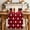 Red White, variant on Christmas Tree Table Runner 60 Inches Long Farmhouse Dress Scarves, Black White Winter Xmas Snowflakes Dining Tablerunner for Coffee Table/Kitchen Island/Party Décor, 13" x 60"