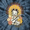 thumbnail image 4 of Wild Bobby Betty Boop Pudgy Good Vibes Only Betty Boop Tie-Dye T-Shirt, Spider Navy, Small, 4 of 4