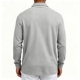 thumbnail image 3 of FGVCTG Men's Golf Polo Shirts Casual Long Sleeve Lightweight Pullover Top Soft Breathable Golf T-Shirt for Daily Wear Light Gray M, 3 of 6